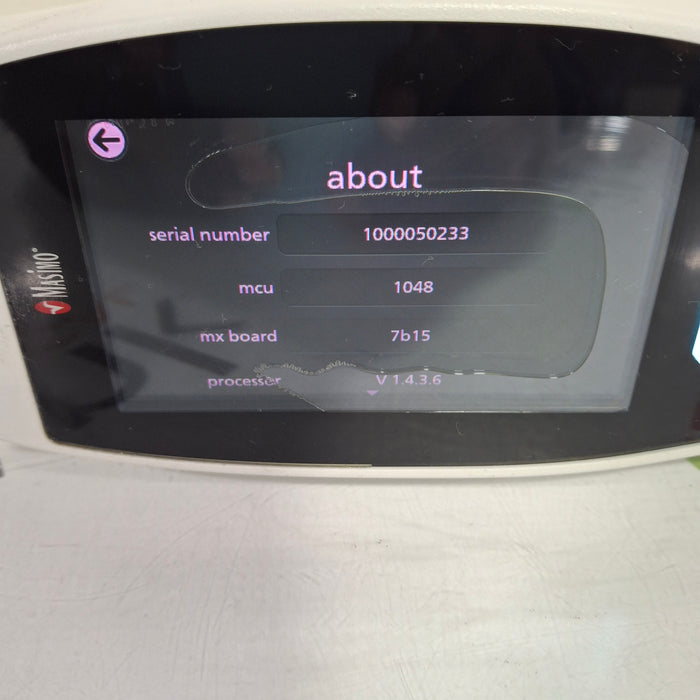 Masimo Masimo Radical 7 Pulse Oximeter w/ Base Patient Monitors reLink Medical