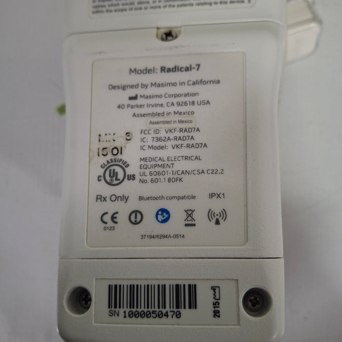 Masimo Masimo Radical 7 Pulse Oximeter w/ Base Patient Monitors reLink Medical