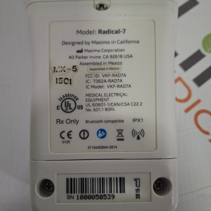 Masimo Masimo Radical 7 Pulse Oximeter w/ Base Patient Monitors reLink Medical