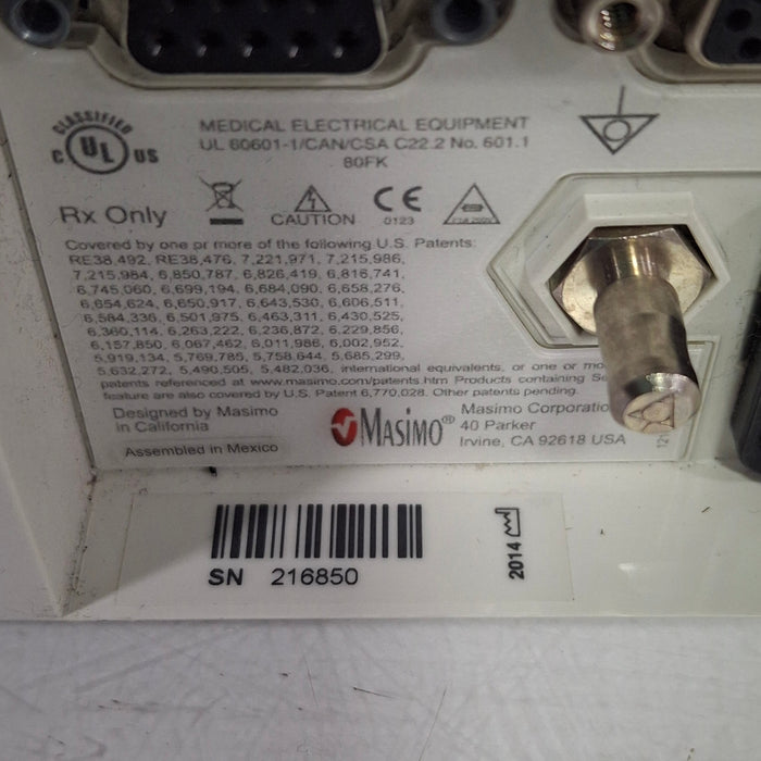 Masimo Masimo Radical 7 Pulse Oximeter w/ Base Patient Monitors reLink Medical