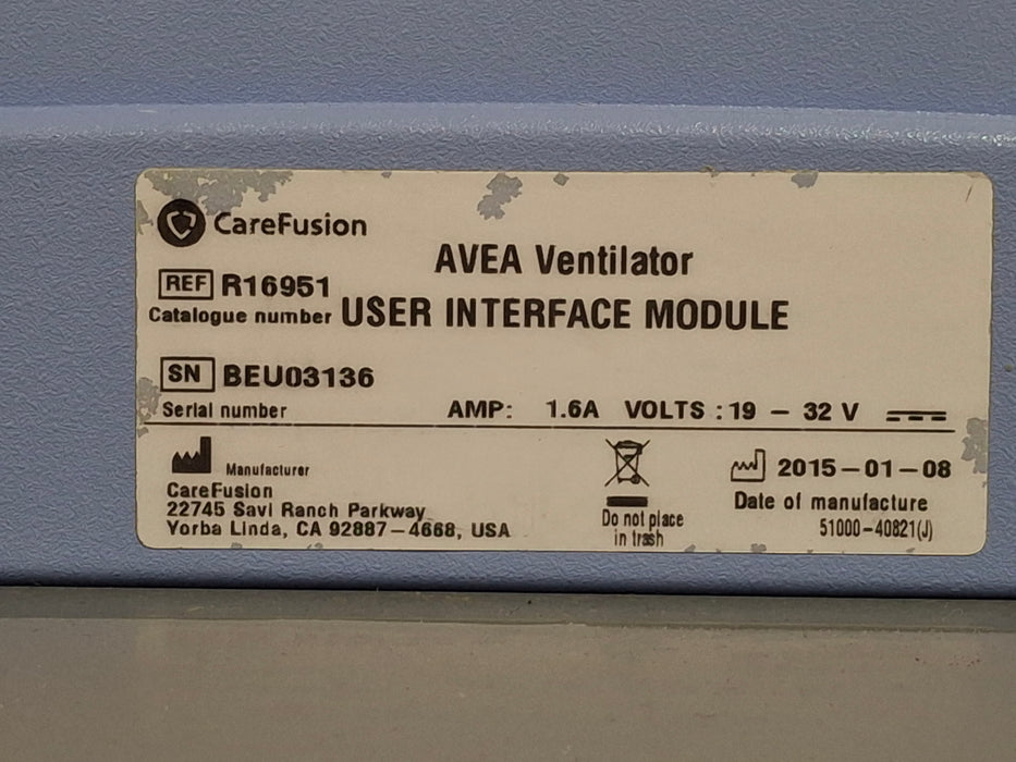 CareFusion CareFusion Avea Ventilator Respiratory reLink Medical