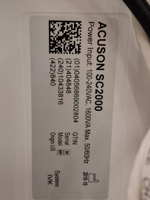 Siemens Siemens Acuson SC2000 Ultrasound Ultrasound reLink Medical