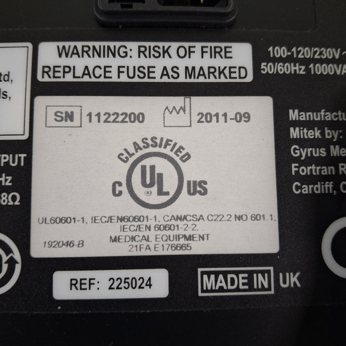 Mitek Mitek VaprVUE RF Generator System Electrosurgical Units reLink Medical