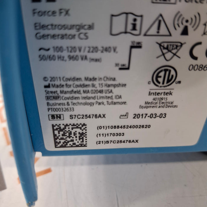 Valleylab Valleylab Force FX Electrosurgical Unit Electrosurgical Units reLink Medical