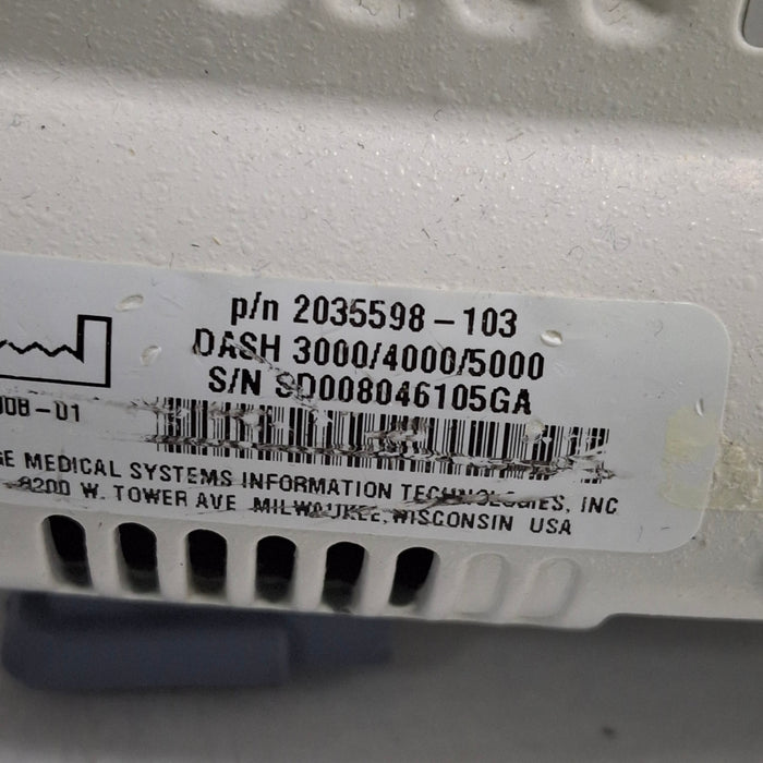 GE Healthcare GE Healthcare Dash 3000 - GE/Nellcor SpO2 Patient Monitor Patient Monitors reLink Medical