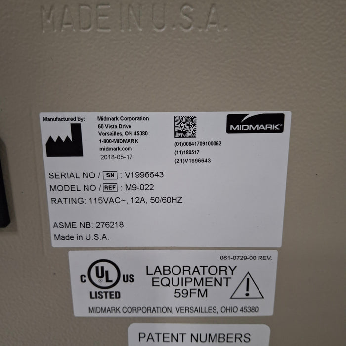Midmark Midmark Ritter M9-022 UltraClave Autoclave Sterilizer Sterilizers & Autoclaves reLink Medical