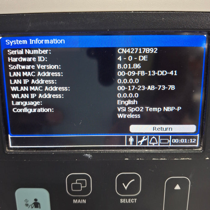 Philips SureSigns VSi Vital Signs Monitor