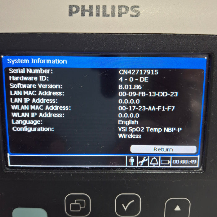 Philips SureSigns VSi Vital Signs Monitor