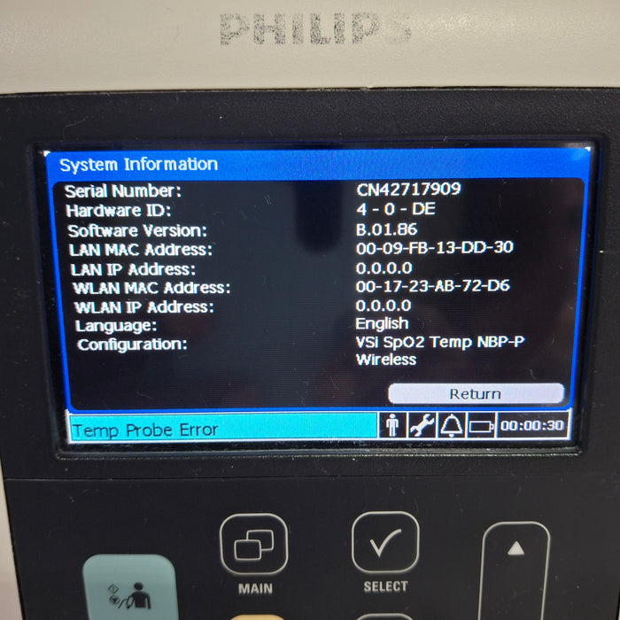 Philips SureSigns VSi Vital Signs Monitor