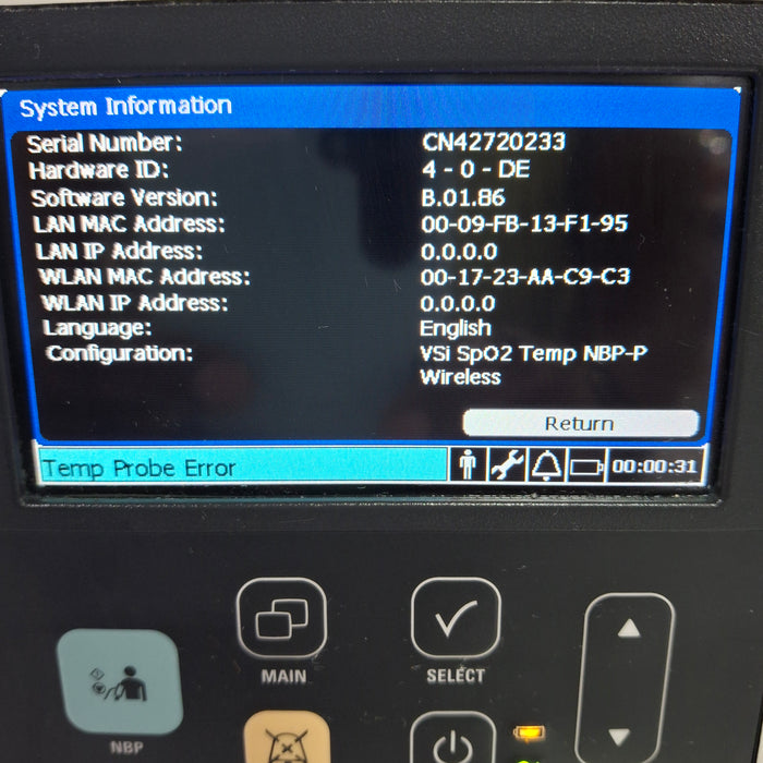 Philips SureSigns VSi Vital Signs Monitor