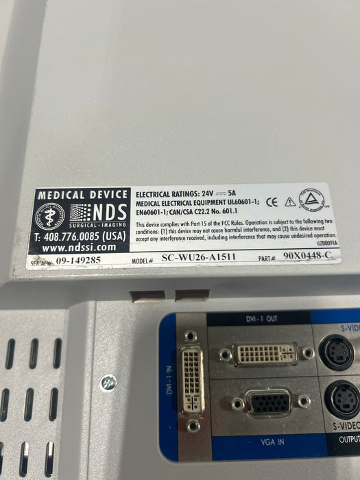 Karl Storz 26" Wideview Surgical Display