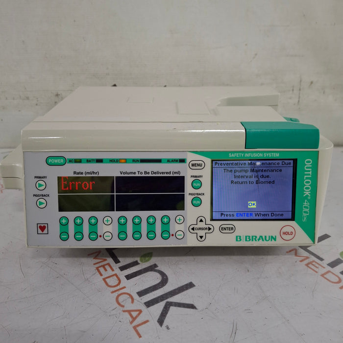 B. Braun Outlook 400ES Infusion Pump