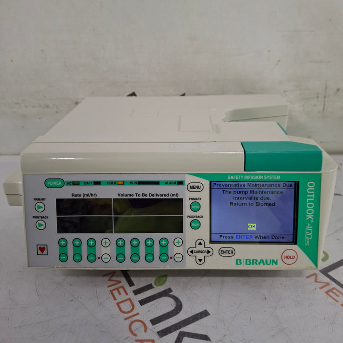 B. Braun Outlook 400ES Infusion Pump