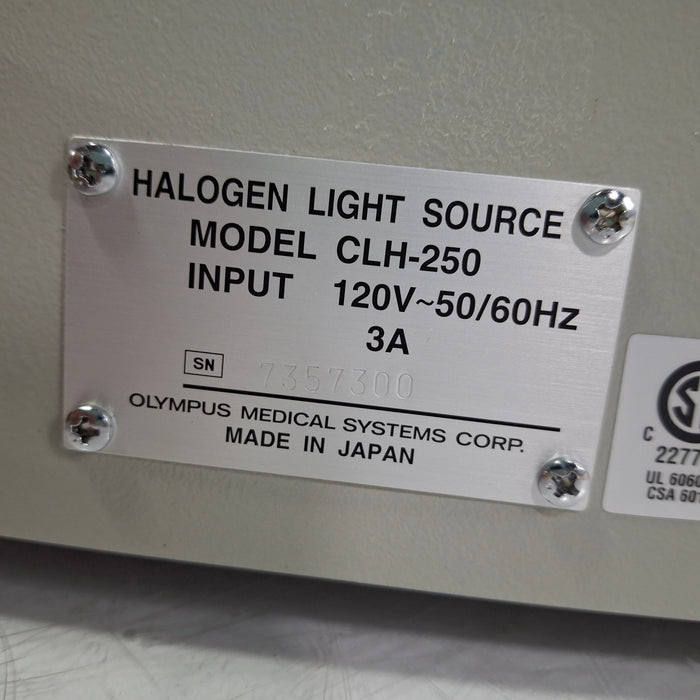 Olympus Olympus CLH-250 Light Source Rigid Endoscopy reLink Medical