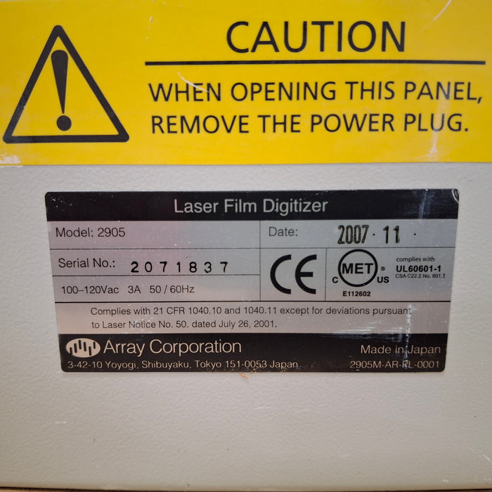 Array Corp Model 2905 Film Digitizer