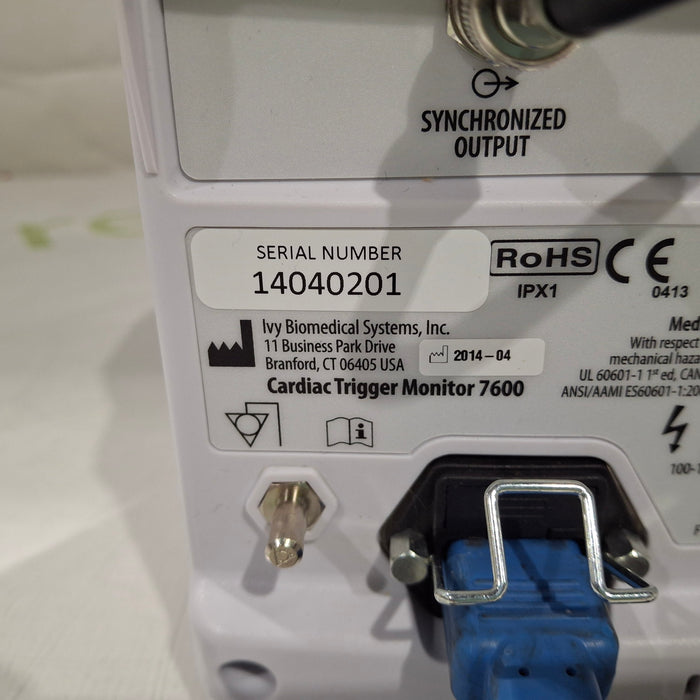 Ivy Biomedical Ivy Biomedical 7600 Cardiac Trigger Patient Monitor Patient Monitors reLink Medical