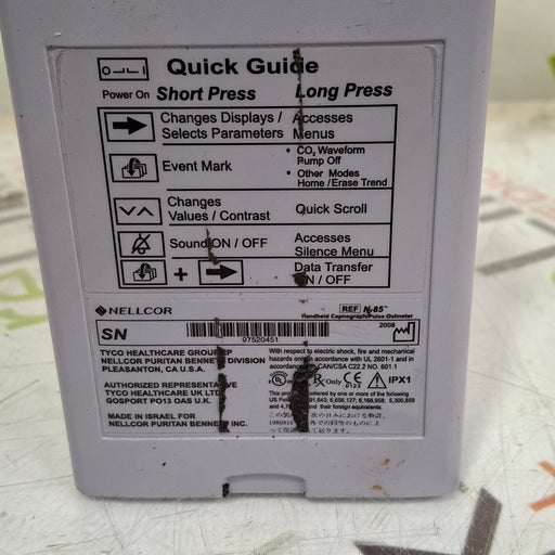 Nellcor Nellcor N-85 Pulse Oximeter Patient Monitors reLink Medical