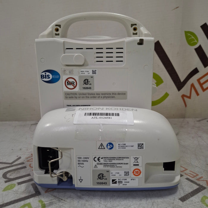 Nihon Kohden BSM-1733 Life Scope PT Transport Patient Monitor
