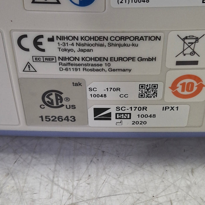 Nihon Kohden BSM-1733 Life Scope PT Transport Patient Monitor