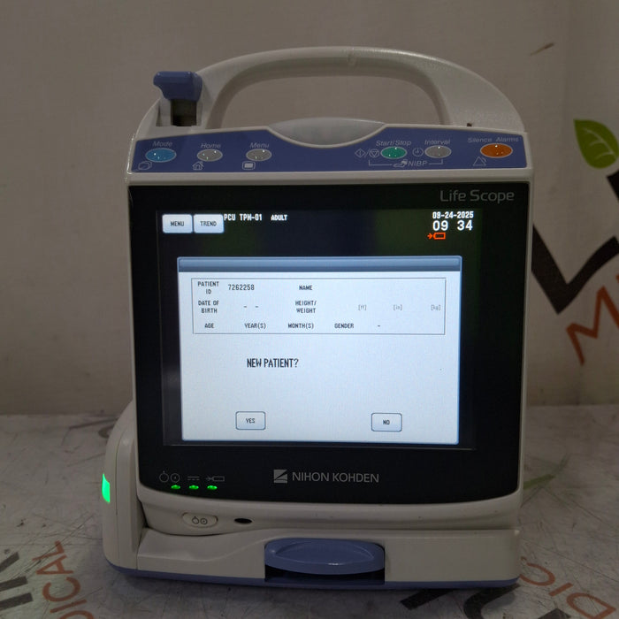 Nihon Kohden BSM-1733 Life Scope PT Transport Patient Monitor