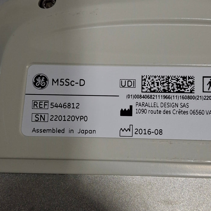 GE Healthcare Vivid M5SC-D Transducer