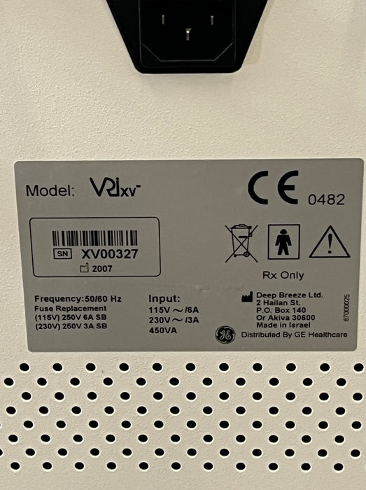 GE Healthcare Deep Breeze VRIxv Portable X-Ray Unit
