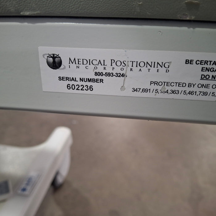 Medical Products, Inc. (MPI) Model 1233 Ultrasound Table