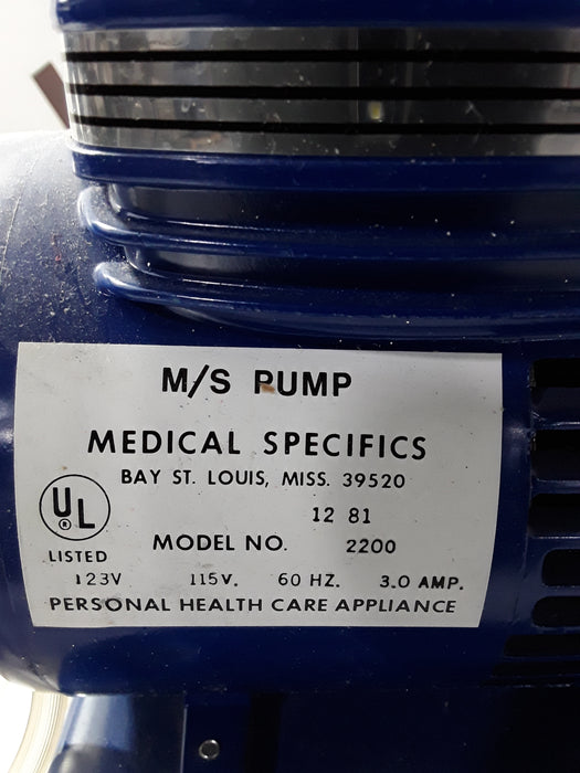 Medical Specifics M/S Pump 2200 Aspirator
