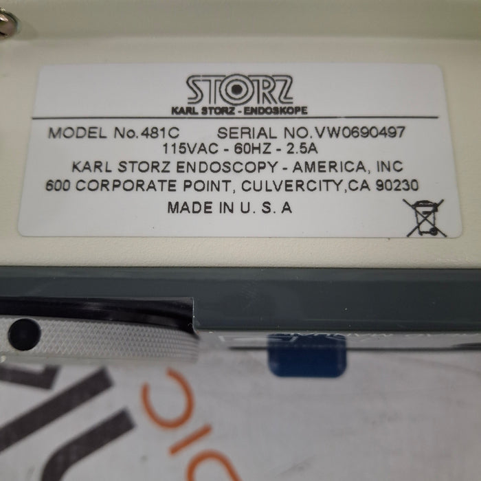 Karl Storz Karl Storz 481C Miniature Light Source Surgical Equipment reLink Medical
