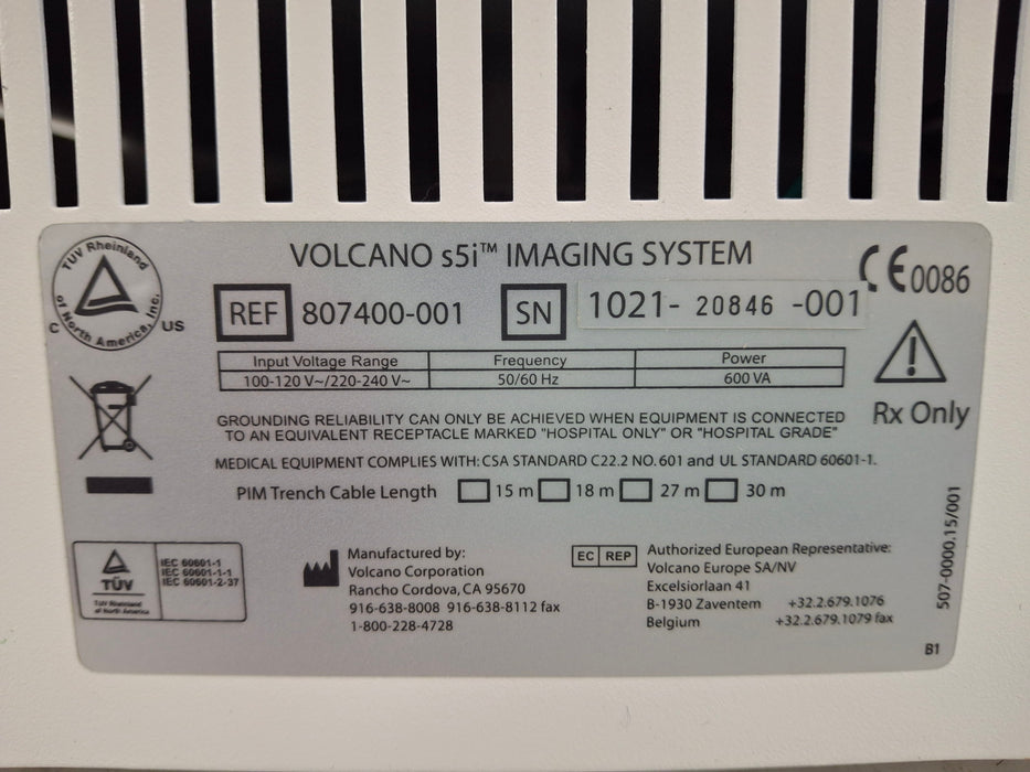 Philips Volcano s5i Imaging System