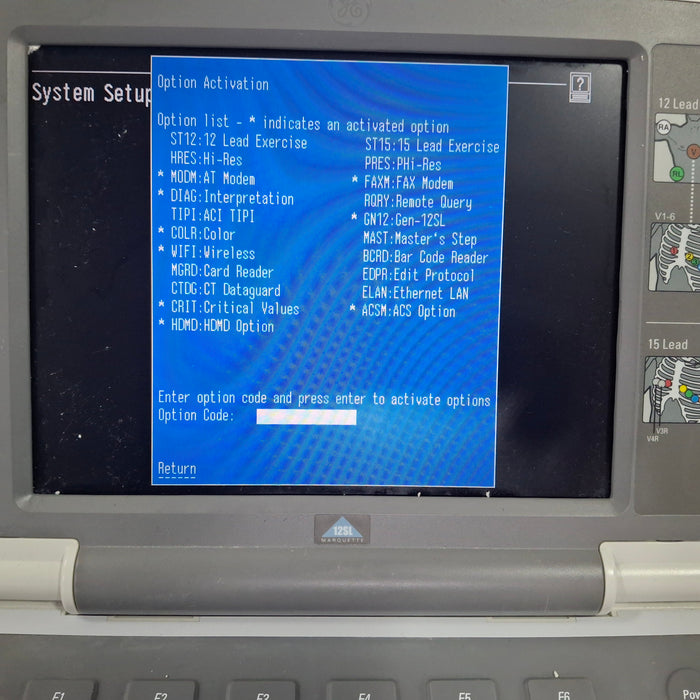 GE Healthcare MAC 5500 ECG with CAM Module