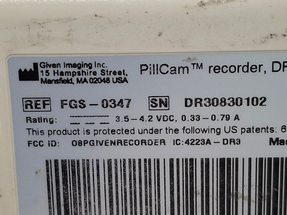 Given Imaging Inc Given Imaging Inc FGS-0347 PillCam Recorder Surgical Equipment reLink Medical