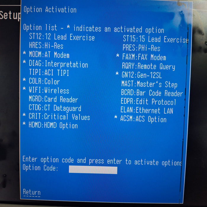 GE Healthcare GE Healthcare MAC 5500 HD ECG with CAM Module Cardiology reLink Medical