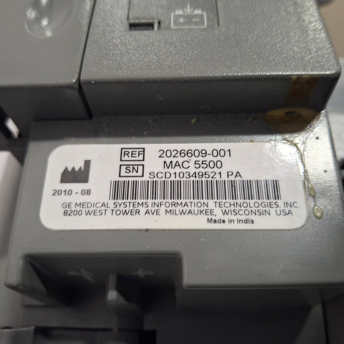GE Healthcare GE Healthcare MAC 5500 HD ECG with CAM Module Cardiology reLink Medical
