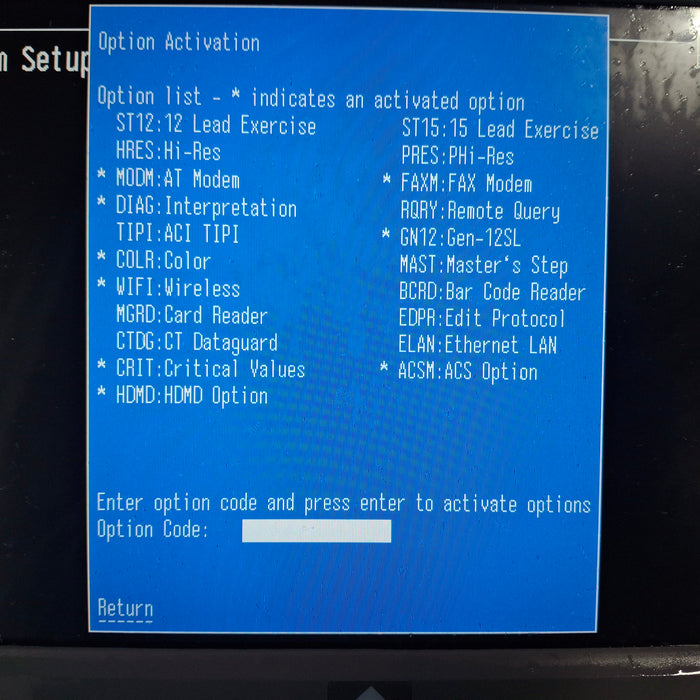 GE Healthcare MAC 5500 ECG with CAM Module