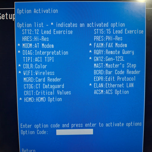 GE Healthcare GE Healthcare MAC 5500 HD ECG with CAM Module Cardiology reLink Medical