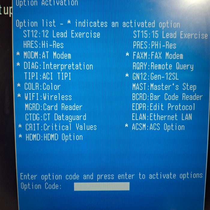 GE Healthcare MAC 5500 ECG with CAM Module
