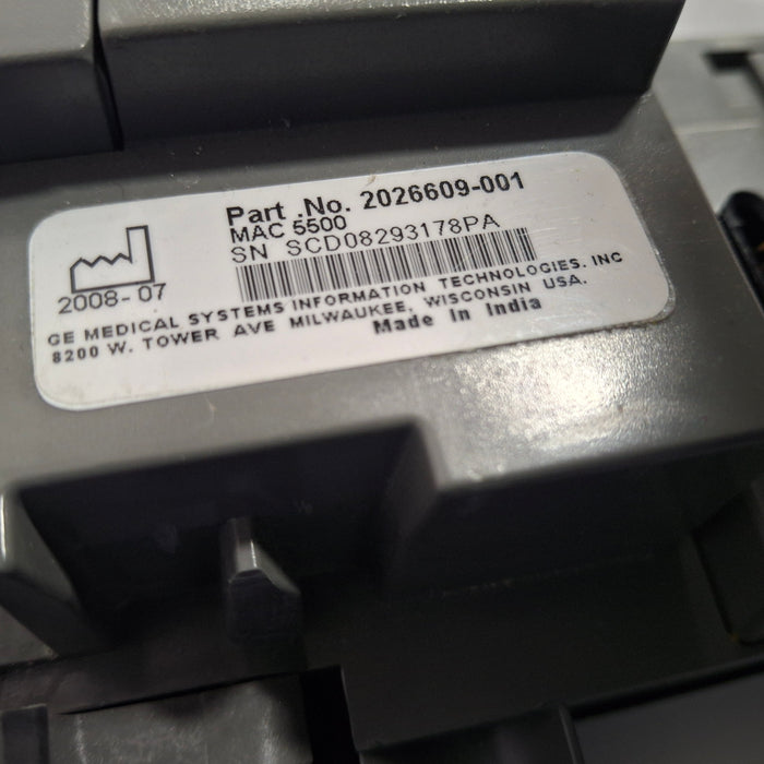 GE Healthcare MAC 5500 ECG with CAM Module