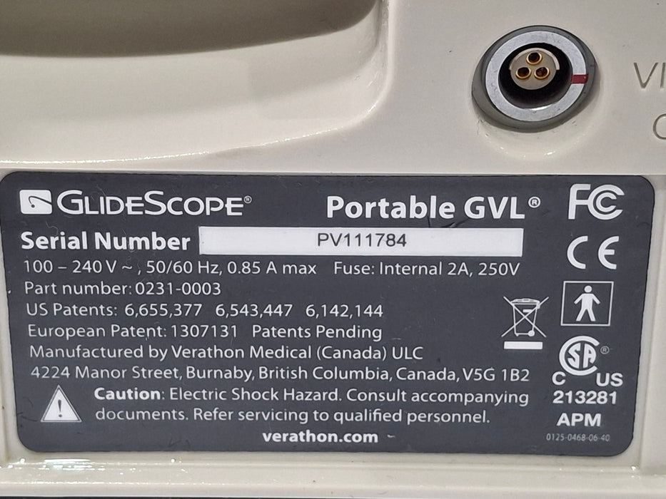 Saturn Biomedical Systems Inc Saturn Biomedical Systems Inc Portable GVL Video Laryngoscope System Surgical Equipment reLink Medical