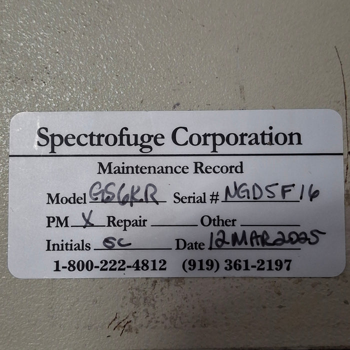 Beckman Coulter Beckman Coulter GS-6KR Centrifuge Centrifuges reLink Medical