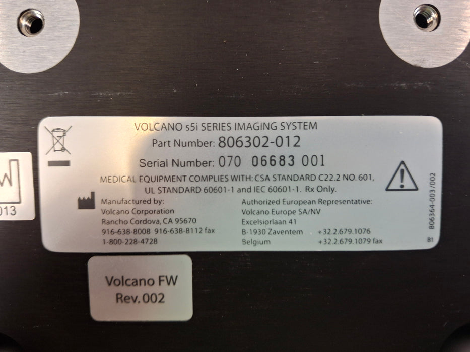 Philips Volcano s5i Imaging System