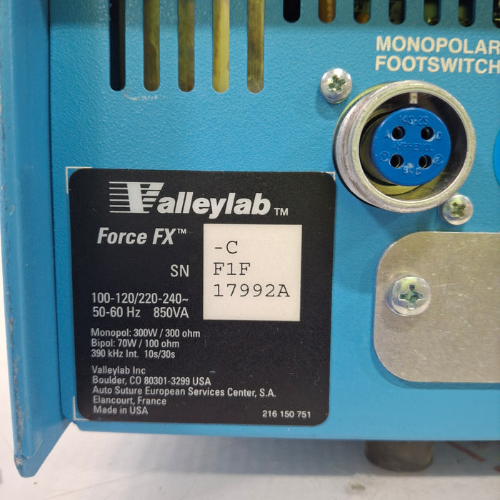 Covidien Covidien Valleylab Force FX-C Electrosurgical Generator Electrosurgical Units reLink Medical