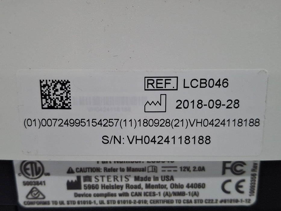 Steris Steris Celerity LCB046 HP incubator Research Lab reLink Medical