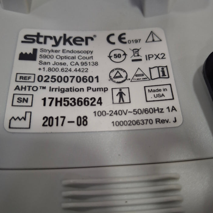 Stryker AHTO Irrigation Pump