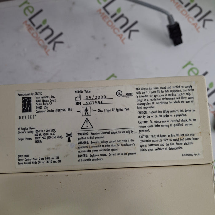 Smith & Nephew Vulcan EAS ElectroThermal Anthroscopy System