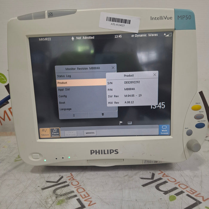 Philips IntelliVue MP50 Patient Monitor