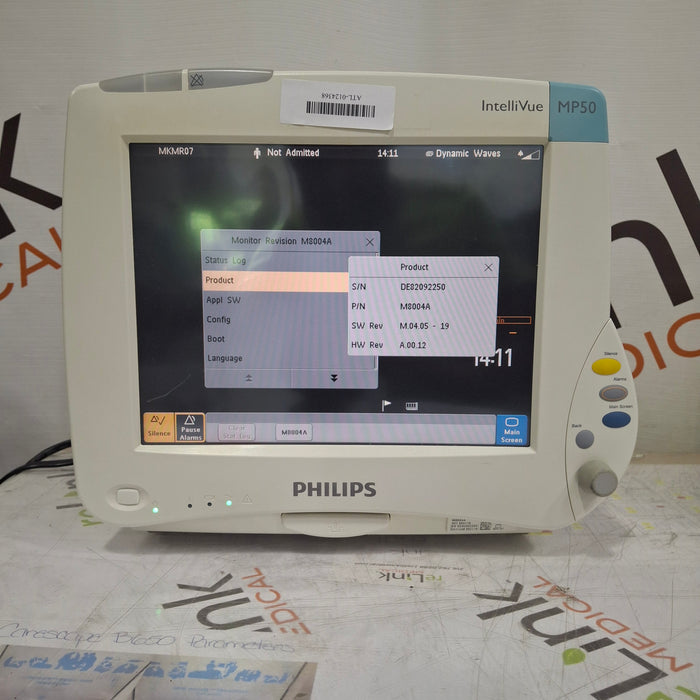 Philips IntelliVue MP50 Patient Monitor