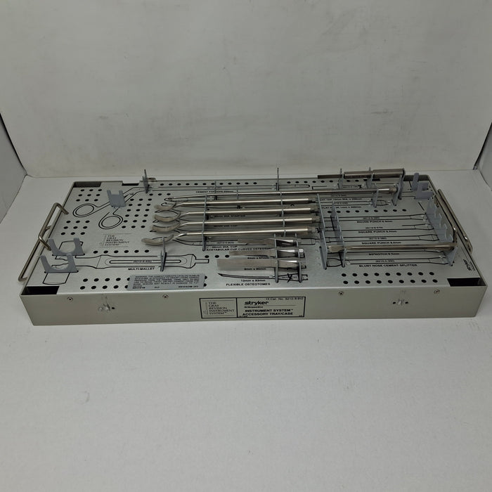 Stryker Gray Revision Instrument System Accessory Tray