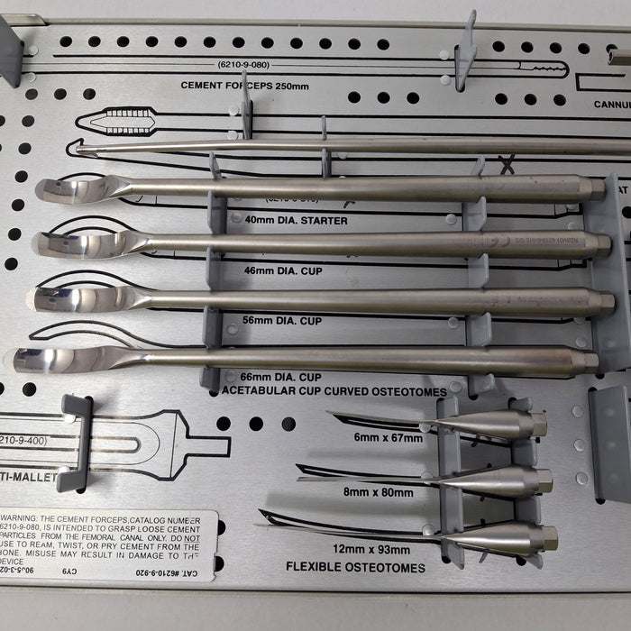 Stryker Gray Revision Instrument System Accessory Tray
