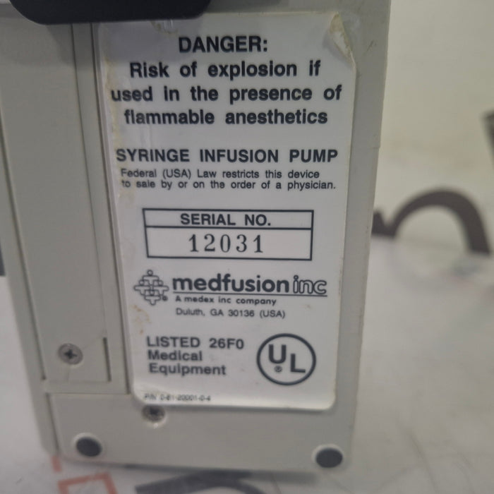 Smiths Medical Smiths Medical Medfusion 2001 Syringe Infusion Pump Infusion Pumps reLink Medical